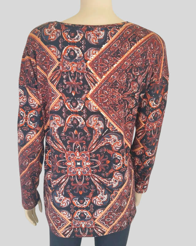 Multicolor Long Sleeve Top from Real Basics size small.