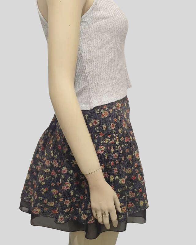 Floral Mini Skirt size 14