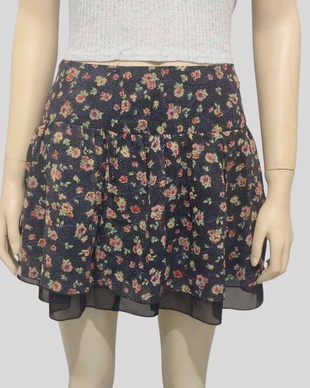 Floral Mini Skirt size 14