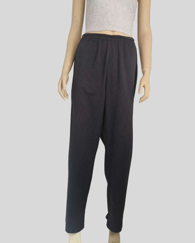 Black Striped Pants 3XL