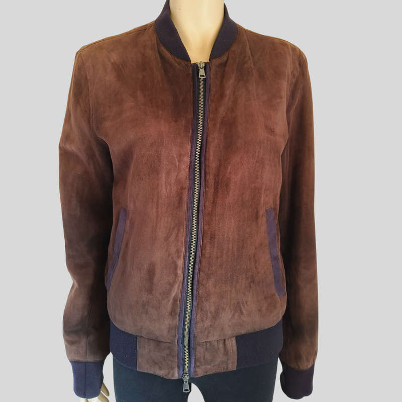 Brown Velvet Jacket Medium