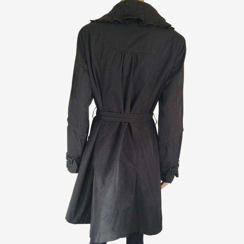 Black Trench Coat size 14