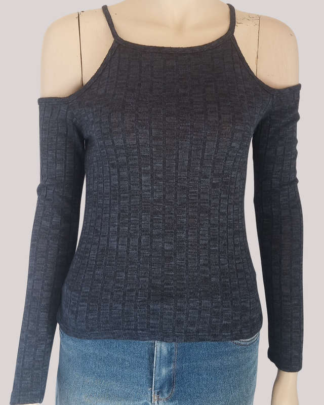 Metal Blue Top size small.
