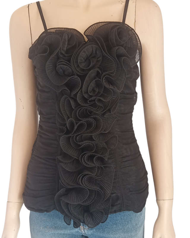 Black Sleeveless Top size 10/34