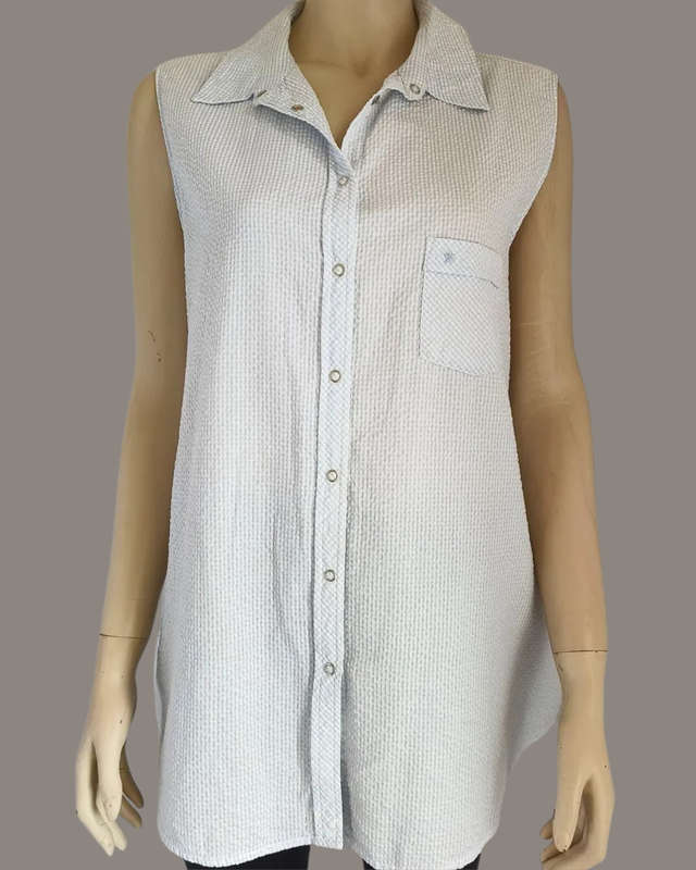 Light Blue Sleeveless Shirt size 18