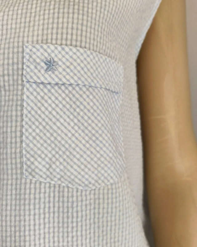 Light Blue Sleeveless Shirt size 18
