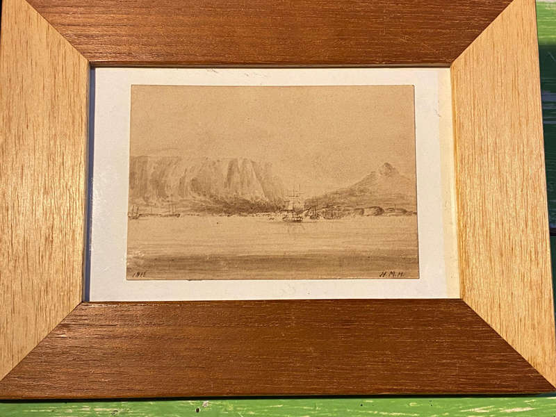 Drawing of Cape of Good Hope 1816