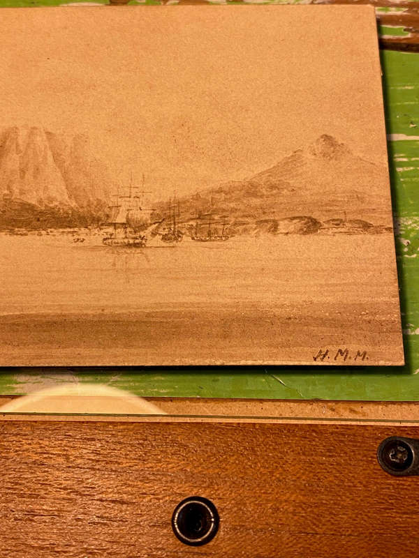 Drawing of Cape of Good Hope 1816