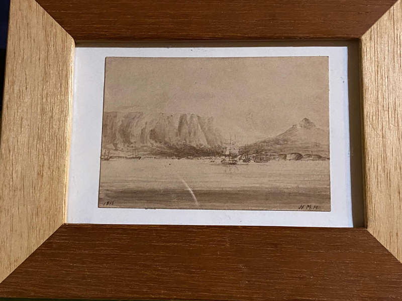 Drawing of Cape of Good Hope 1816