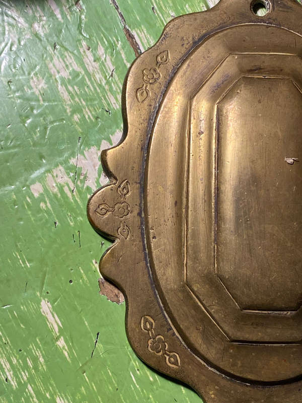 Antique Brass Wall Sconce 19th Century