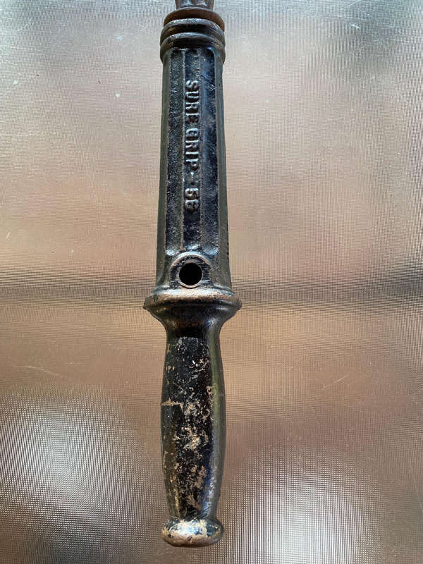 Vintage Bridgeport Sure Grip No. 56 Nail Puller Rustic Old Tool USA Made