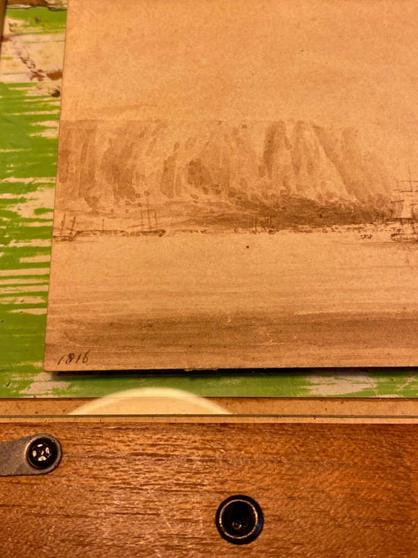 Drawing of Cape of Good Hope 1816