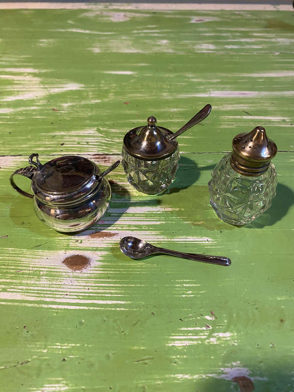 Silver Plated Cruet Set