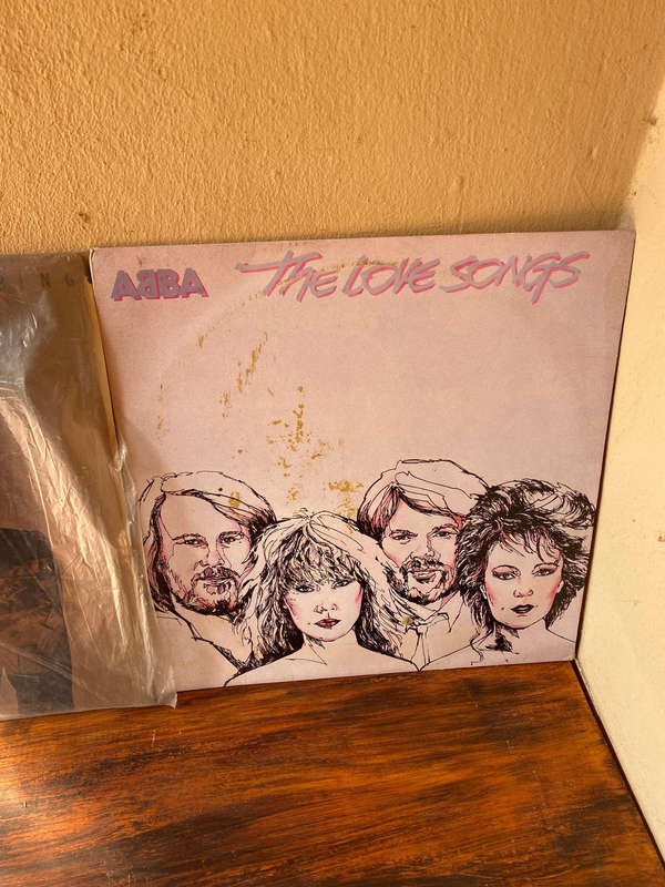 Vintage record collection