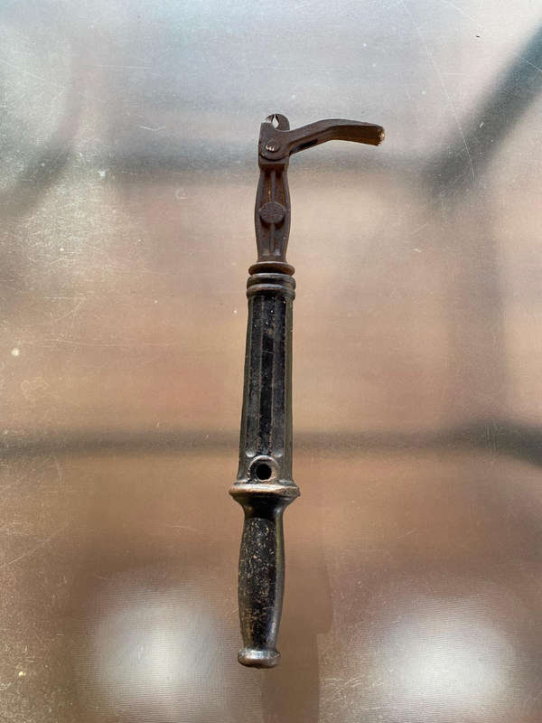 Vintage Bridgeport Sure Grip No. 56 Nail Puller Rustic Old Tool USA Made