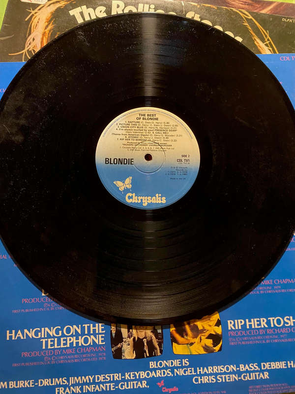 The Best of Blondie 1981 Vinyl Chrysalis Records
