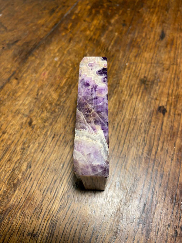 Natural Chevron Amethyst Octagon Cut Gemstone