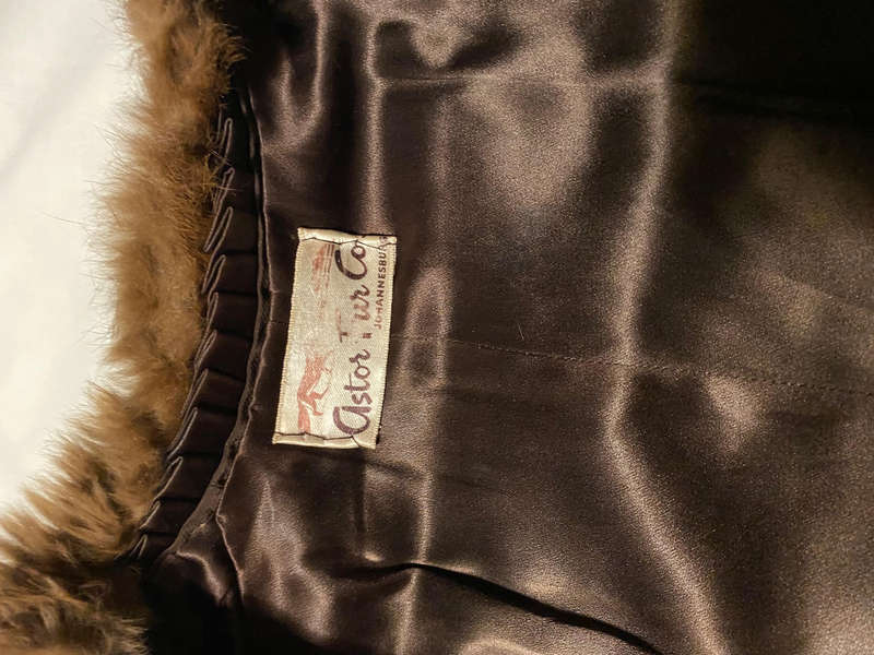 Vintage Astor Fur Co Johannesburg Fur Gilet Jacket