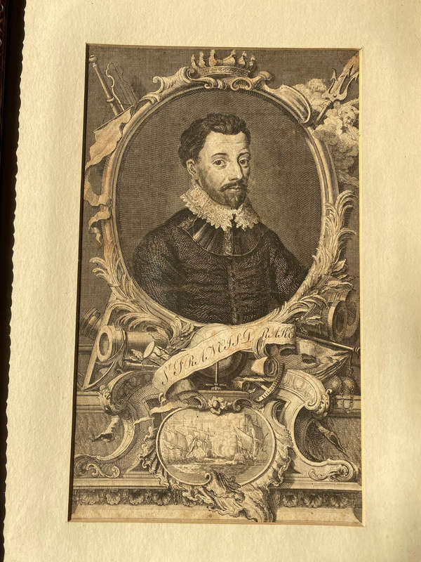 Sir Francis Drake: 18th C. print