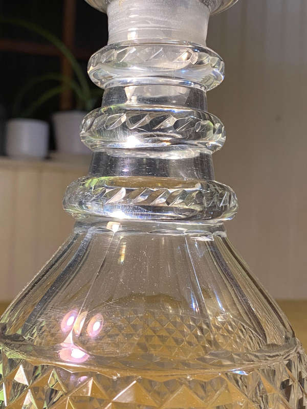 Antique Cut-Glass Decanter