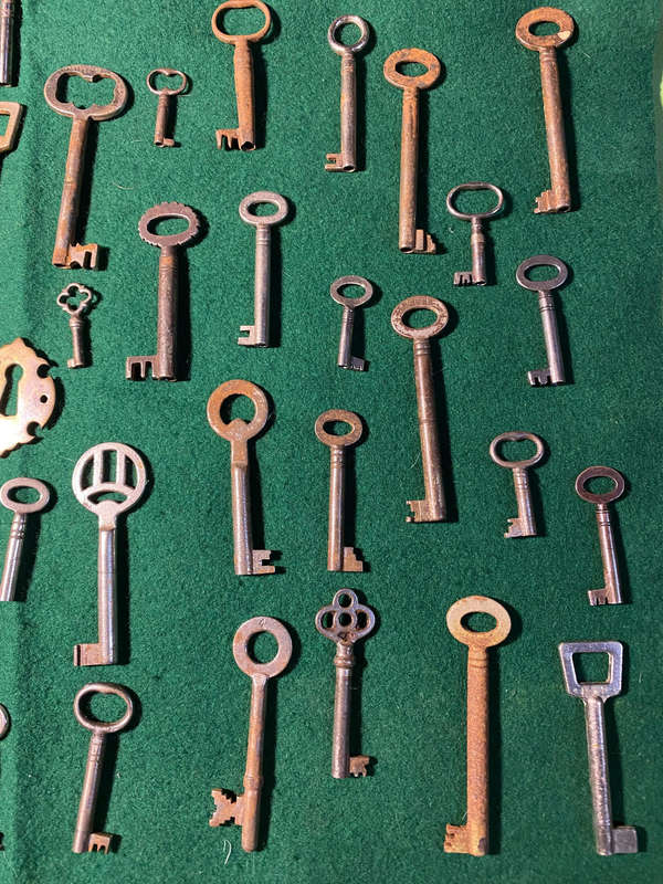 Large Collection of Original Antique and Vintage Keys
