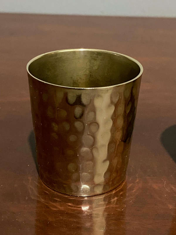 Mid-century Swedish set of three silver-plated cups