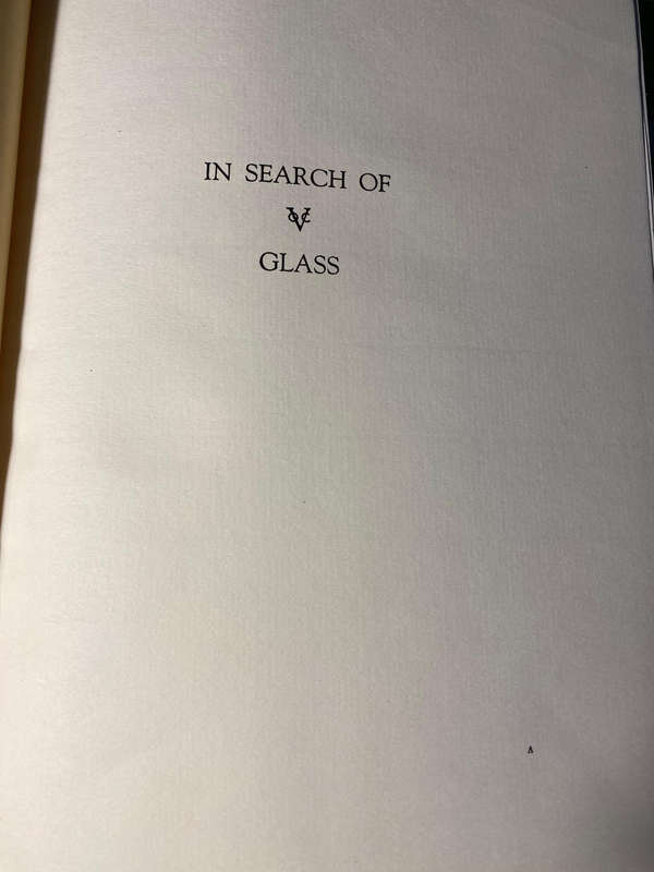 In Search Of Glass by David Heller