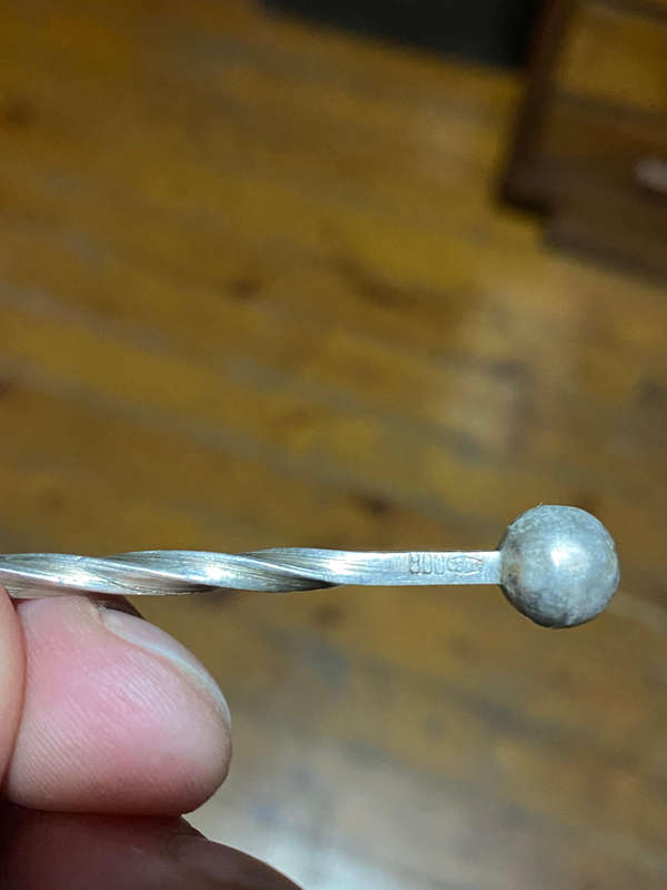 800 Silver Vintage cocktail Picks