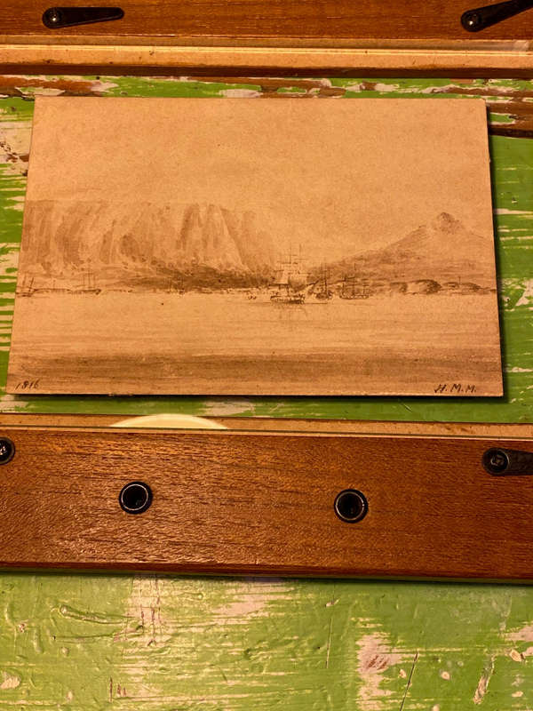 Drawing of Cape of Good Hope 1816