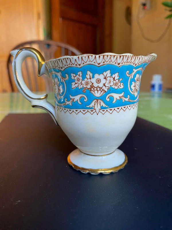 Milk jug - Crown Staffordshire