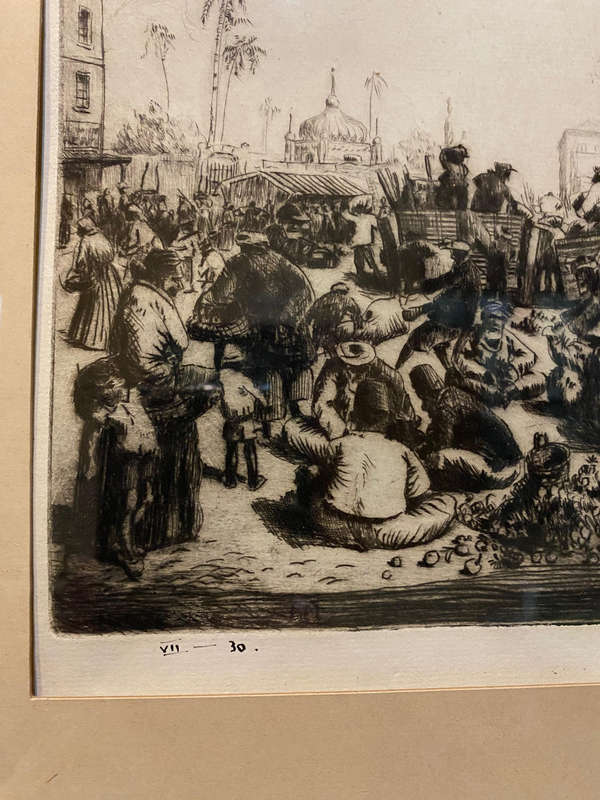 Longford Macdonald South African 1905-1957 Original Etching limited edition