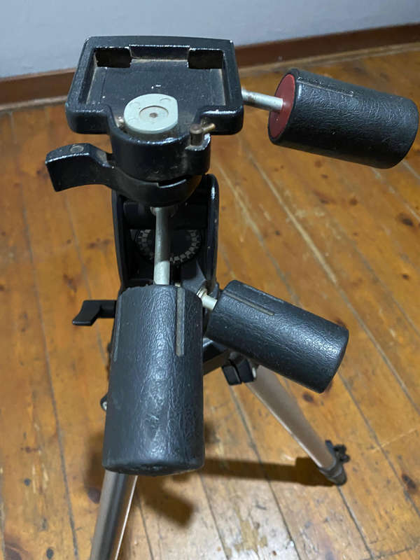 Manfrotto Professional Tripod Model #055C plus 141 RC Manfrotto Heavy-Duty 3-Way Tripod