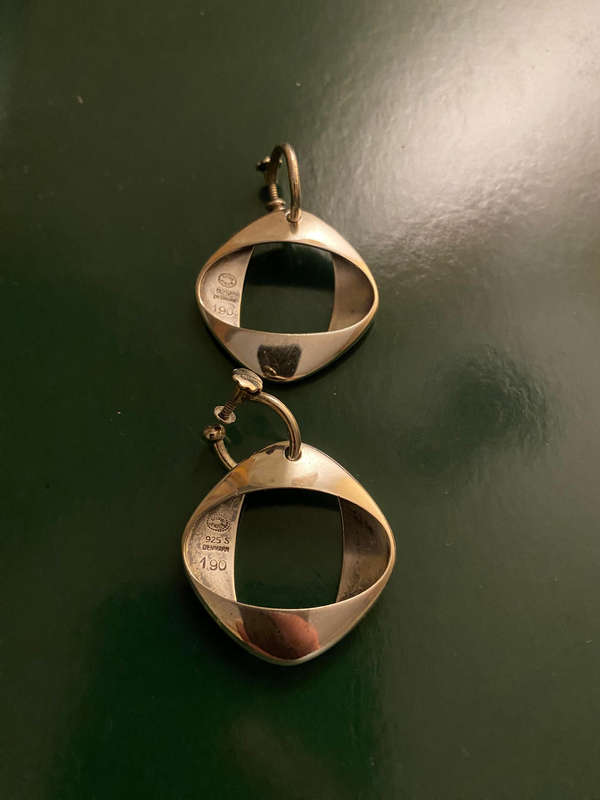 Georg Jensen Sterling Silver Henning Koppel Earrings No 190.