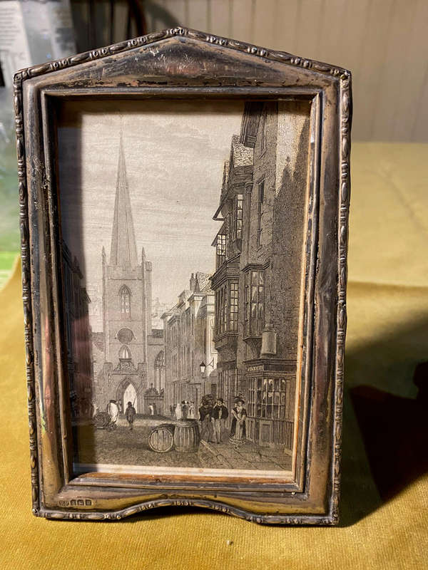 small antique frames x3