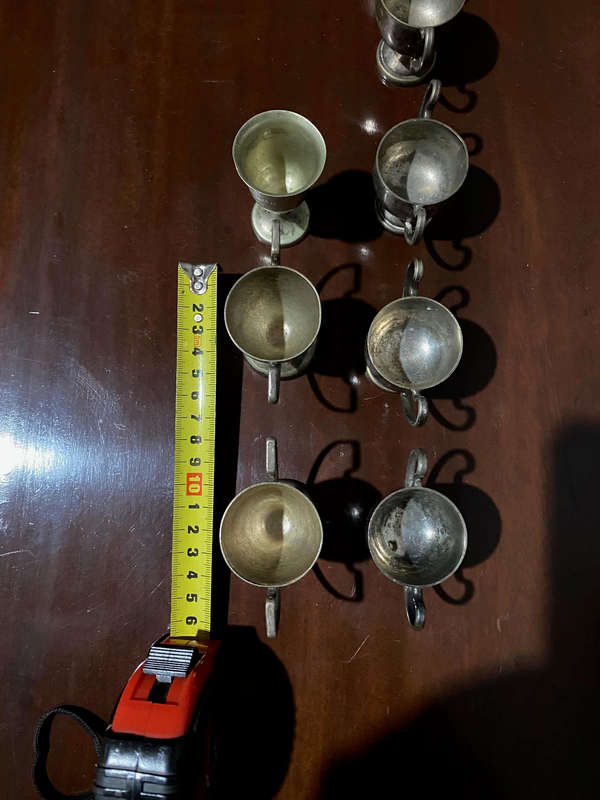 Vintage English Silver Plated Engraved Trophy Cup Collection