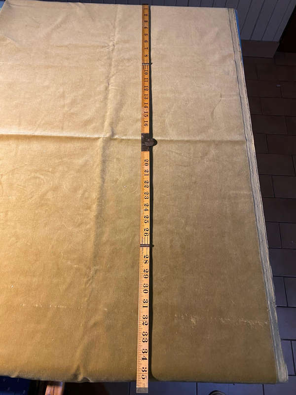 Vintage folding Ruler
