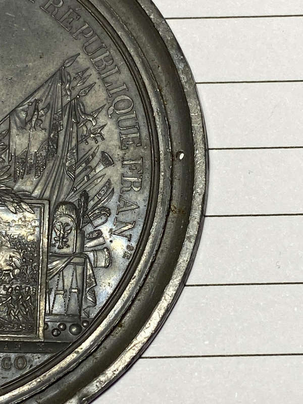Early 19th Century Napoleon Bonaparte Battle of Marengo Uniface Medallion.