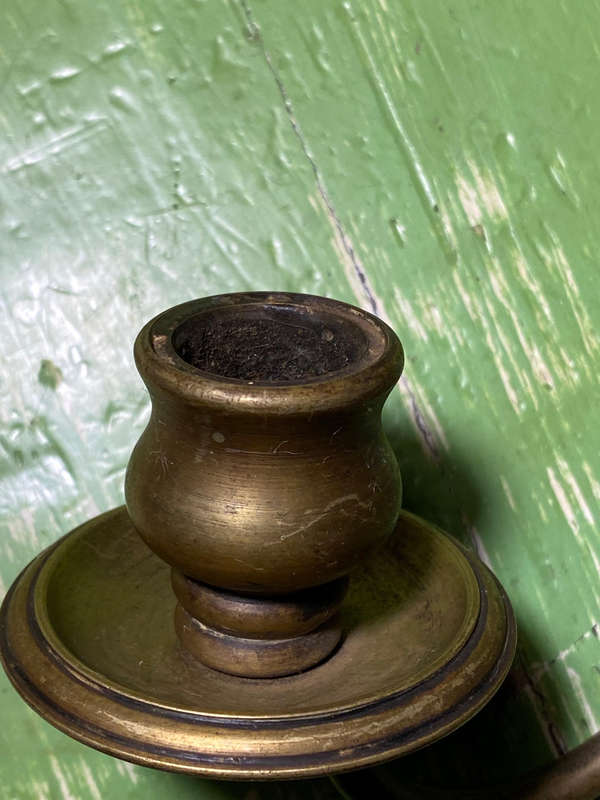 Antique Brass Wall Sconce 19th Century