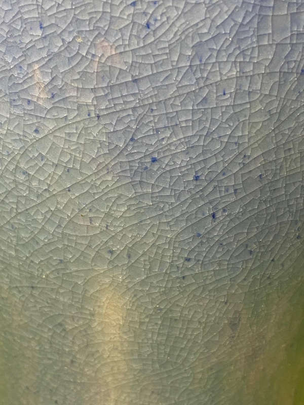 Blue Crackle Glaze Lamp Base