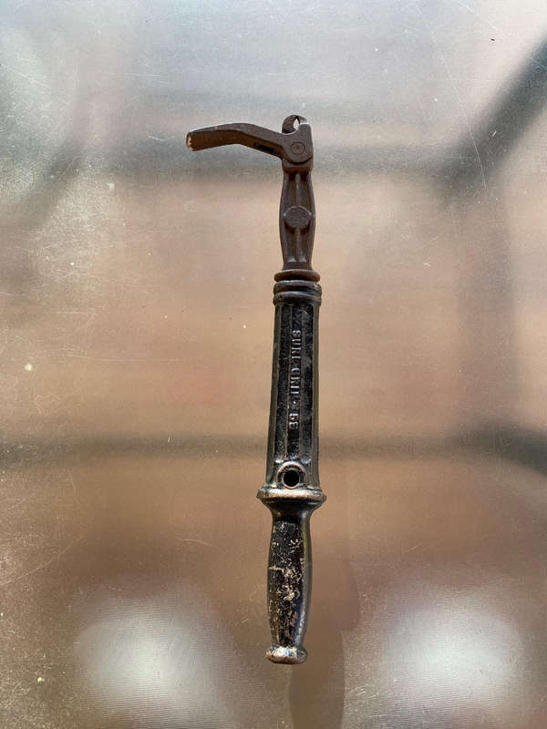 Vintage Bridgeport Sure Grip No. 56 Nail Puller Rustic Old Tool USA Made