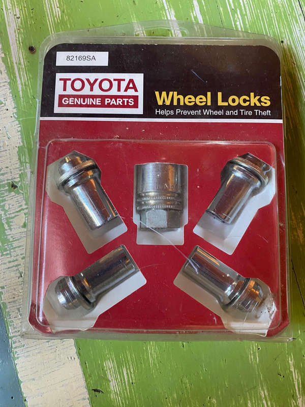 ALLOY WHEEL LOCK SET 82169SA GENUINE TOYOTA ACCESSORY