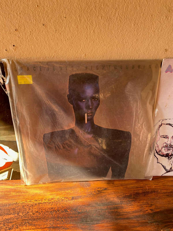 Vintage record collection