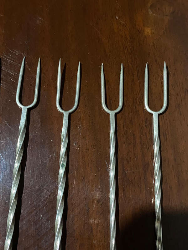 800 Silver Vintage cocktail Picks