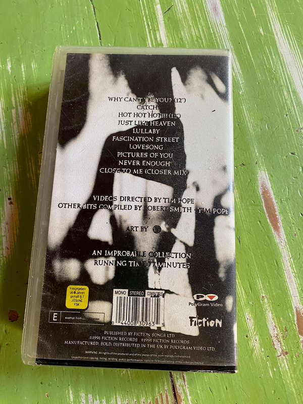 The Cure VHS tape
