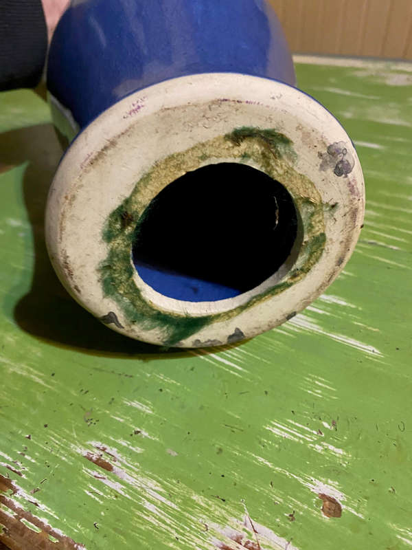 Blue Crackle Glaze Lamp Base