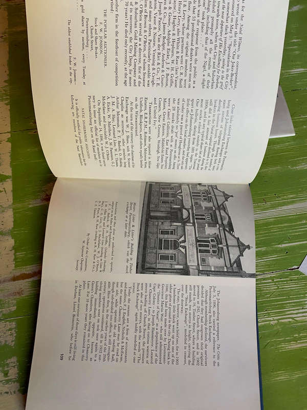 On `Change through the years by Eric Rosenthal