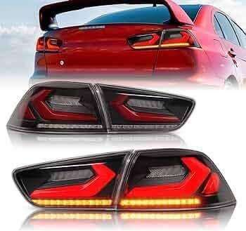 Mitsubishi Evo X Aftermarket Vland Head & Tail Lights
