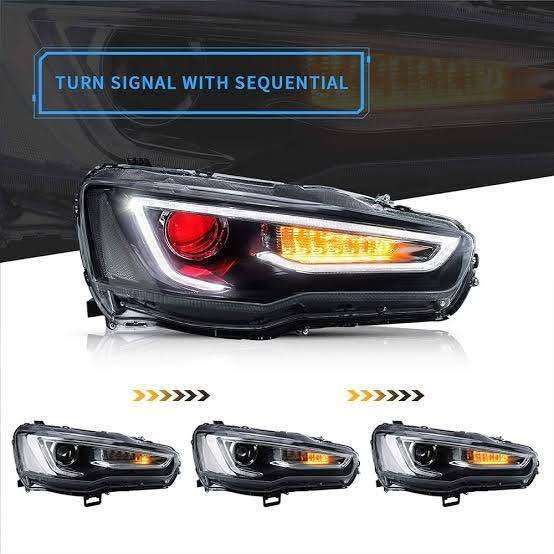 Mitsubishi Evo X Aftermarket Vland Head & Tail Lights