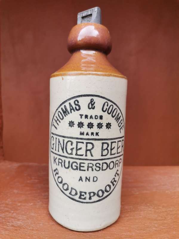 Thomas & Coombe ginger beer bottle