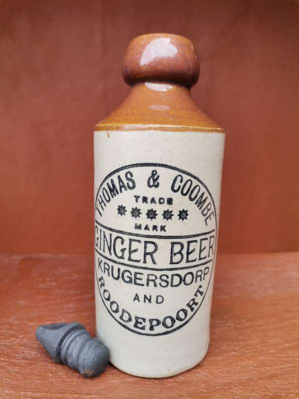 Thomas & Coombe ginger beer bottle